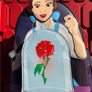 Beauty and the Beast Backpack with Rose Design